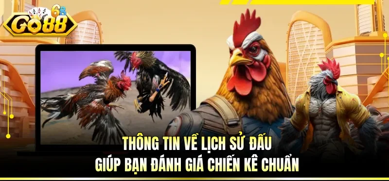 Cách Chơi Đá Gà Online - Cẩm Nang Cược Hiệu Quả Cho Newbie 5 Thông tin về lịch sử đấu giúp bạn đánh giá chiến kê chuẩn